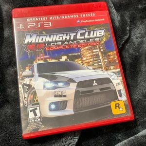 Midnight Club Los Angeles complete Edition PS3 game